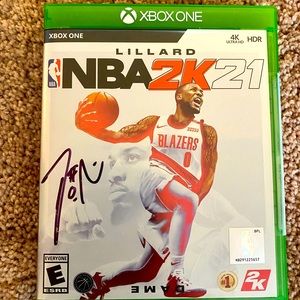 NBA 2k21 XBox game